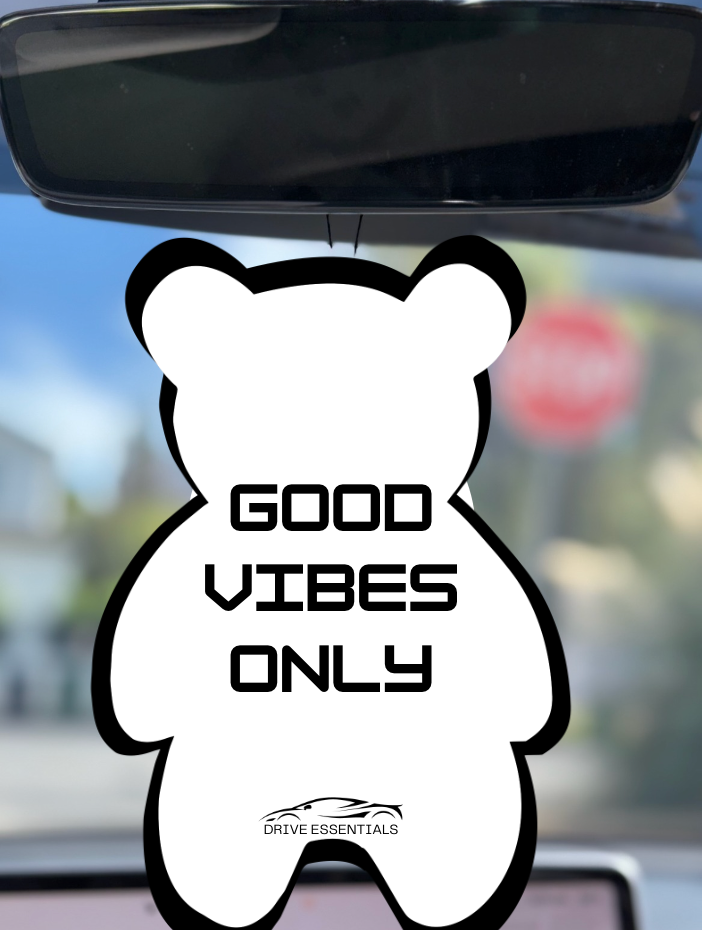 "Good Vibes Only" - Air Freshener (Golden Coastline, Big Sur Mist Scent)