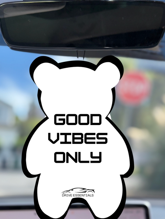 "Good Vibes Only" - Air Freshener (Golden Coastline, Big Sur Mist Scent)