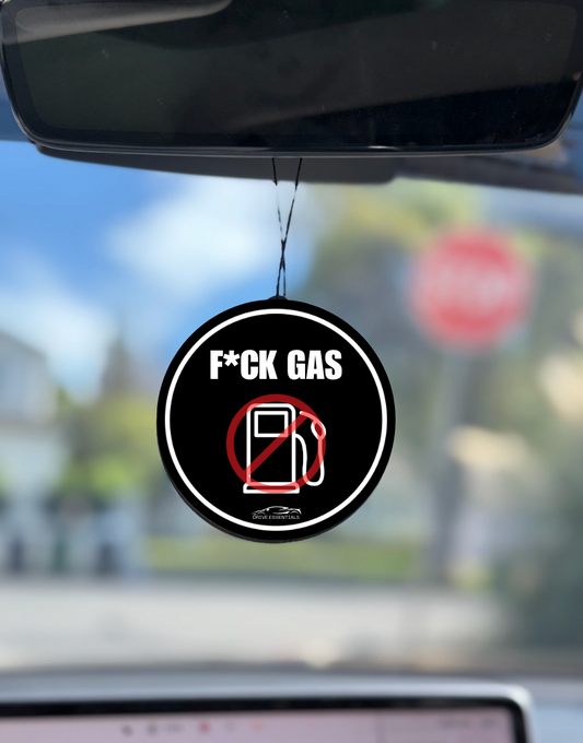 "Fuck Gas" - Air Freshener (Cucumber Mint Mojito Scent)